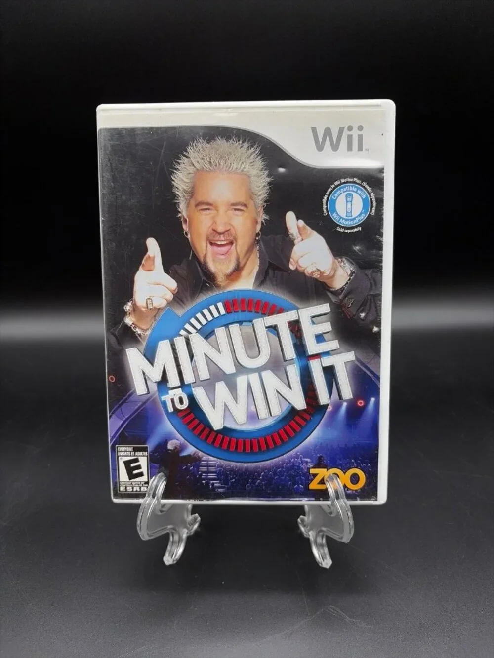 Minute to Win It (Nintendo Wii, 2010) Complete With Manual - Tested Working